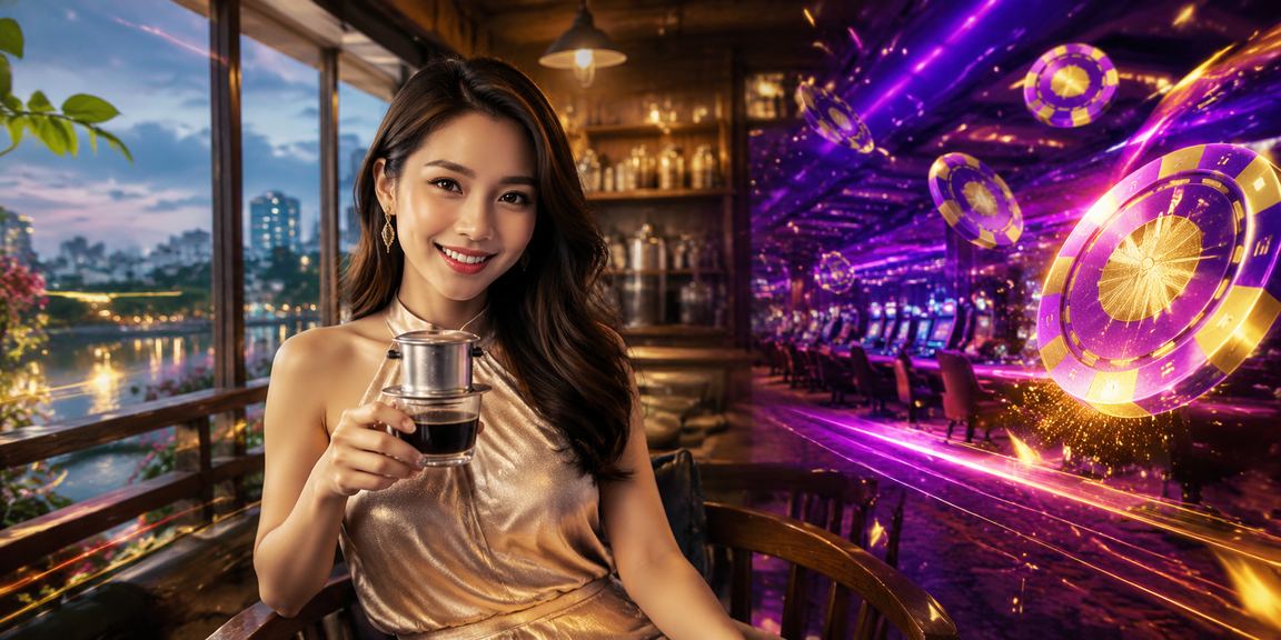 Người dùng Hà Nội thực hiện giao dịch thanh toán trực tuyến bên ly cà phê